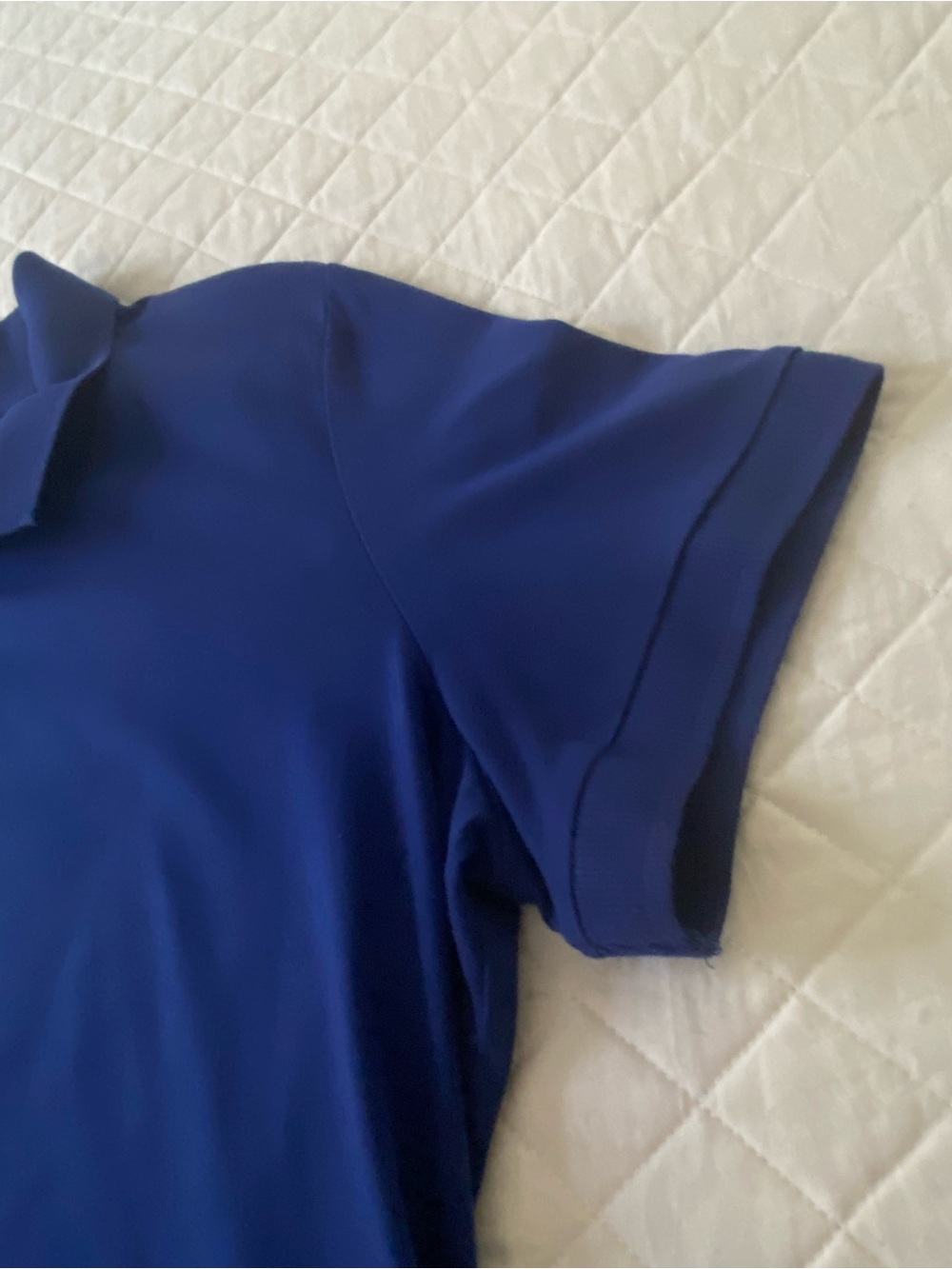 Anthony Richards Royal Blue Polo Midi Dress Size Large Petite - Picture 7 of 10